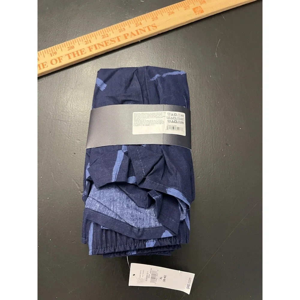 Gap NWT Navy Blue 100% Cotton Men's Boxers Shorts Sz XL 38-40